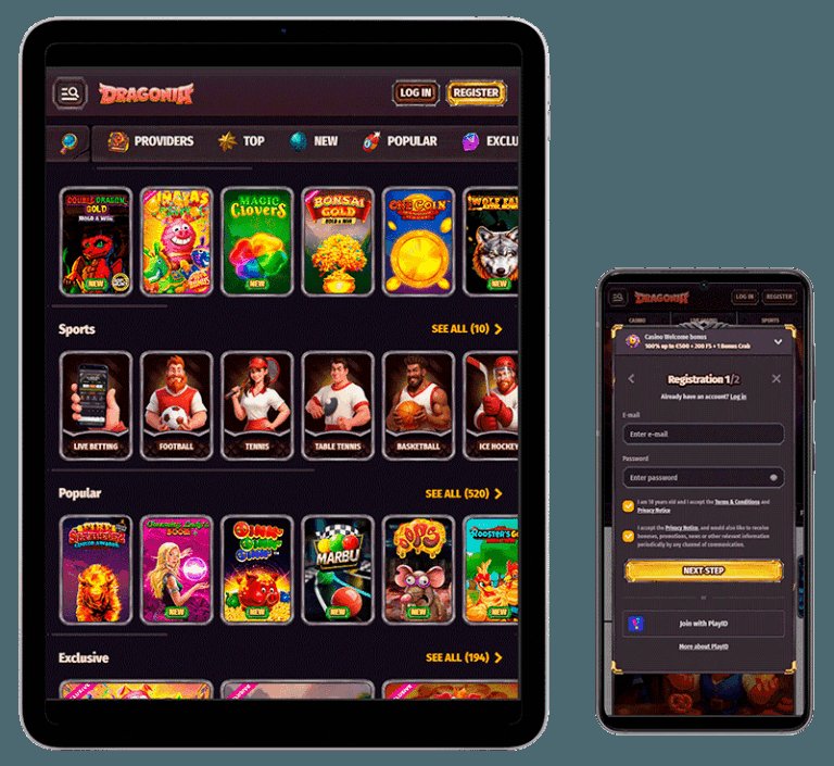 Découvrez les bonus et les offres de jeu au Dragonia Casino en ligne